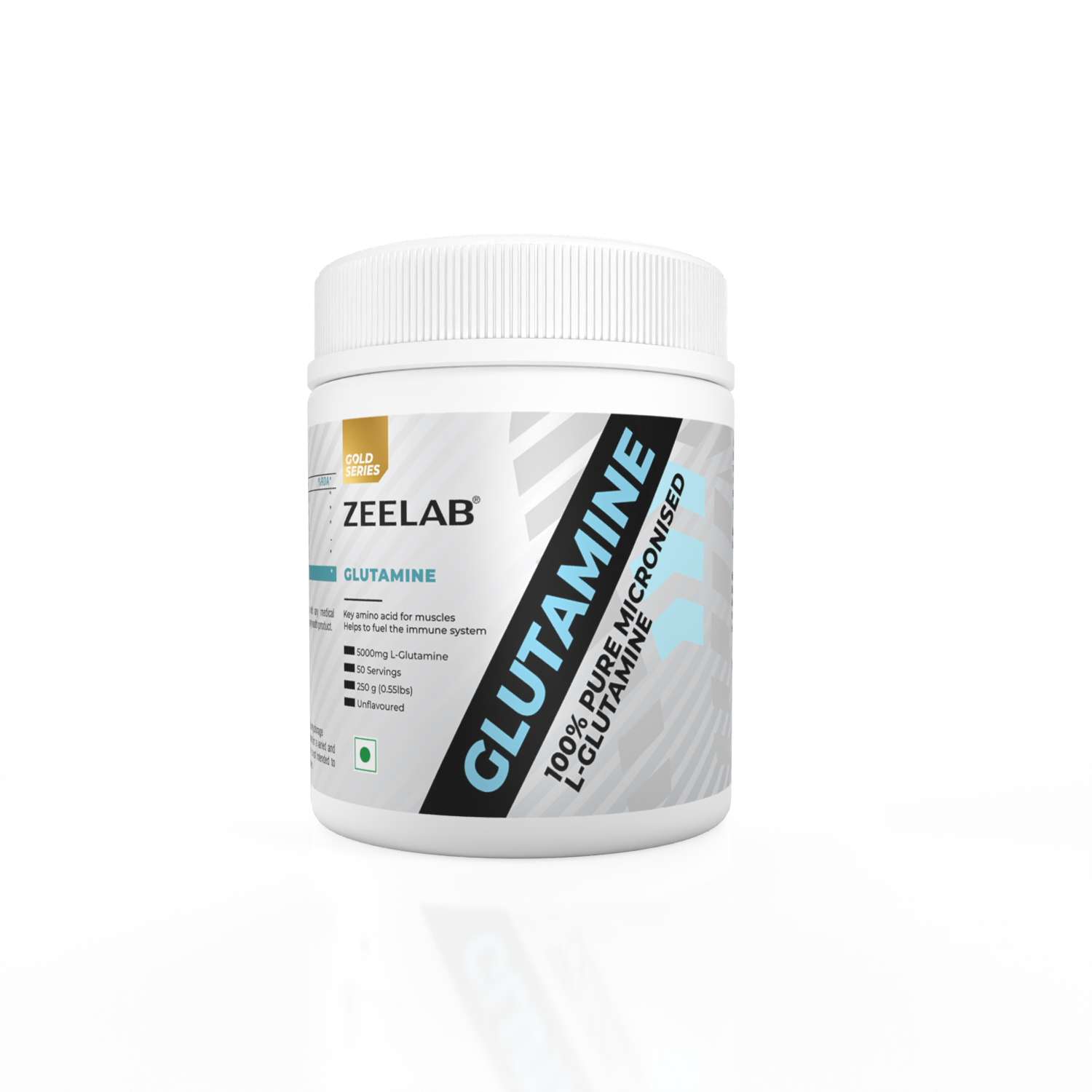 Zeelab L-Glutamine Powder 250 gm