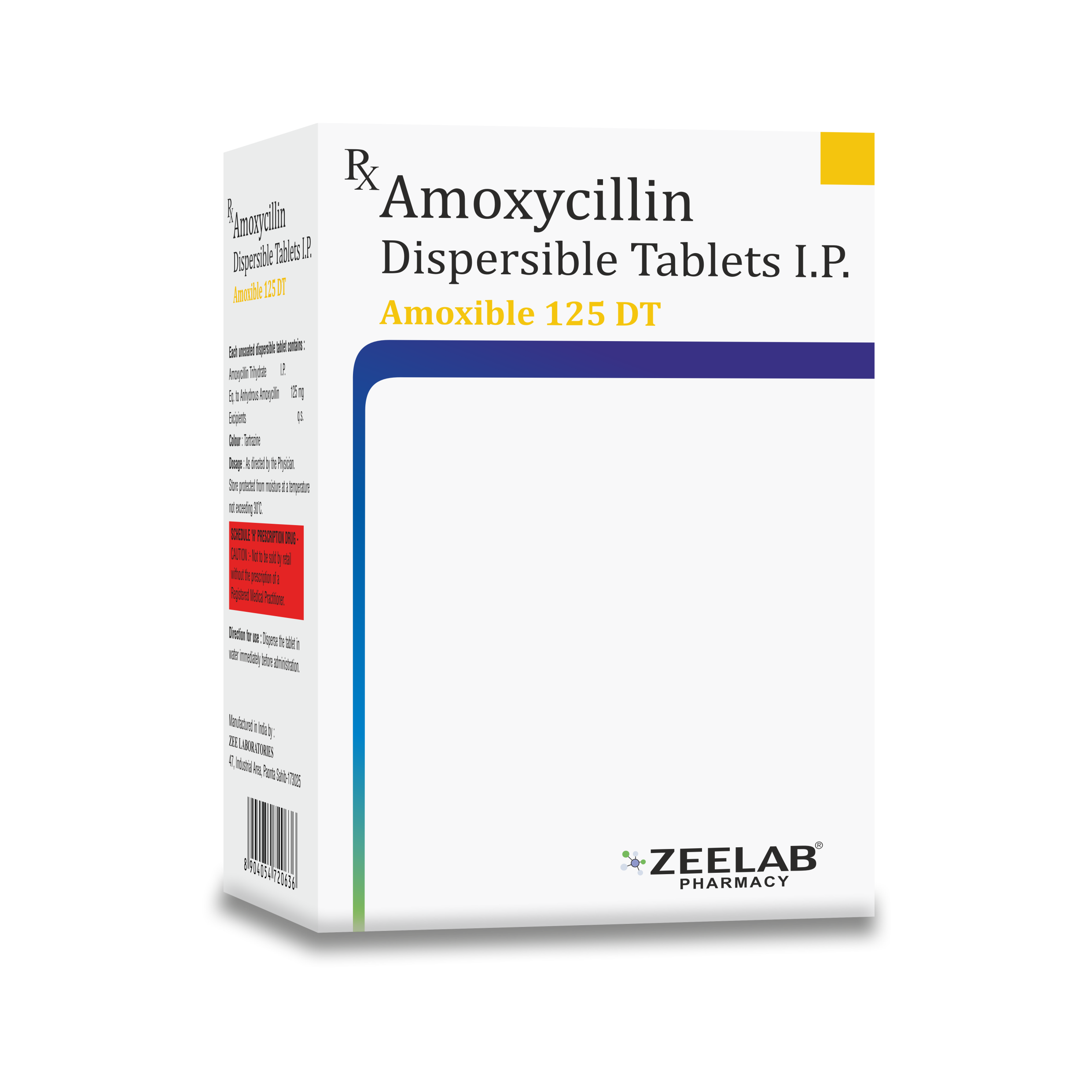 Amoxible 125 DT Antibiotic Tablet
