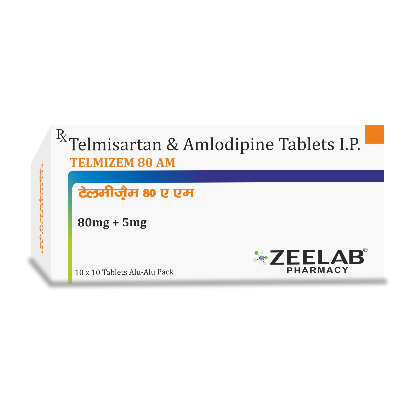 Telmizem 80 AM Tablet