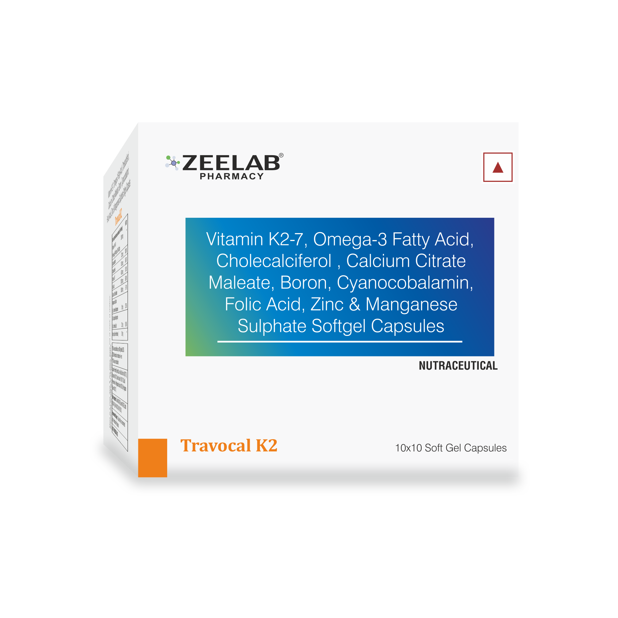 Travocal K2 Calcium Supplement Softgel Capsule