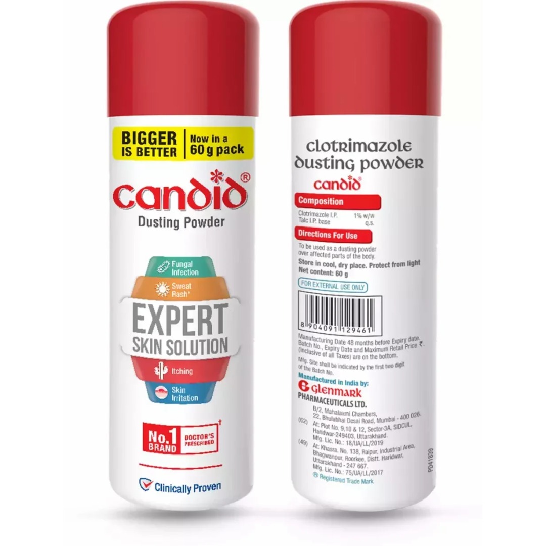 Candid Dusting Powder - Uses, Price, Substitute, Side Effects and Benefits